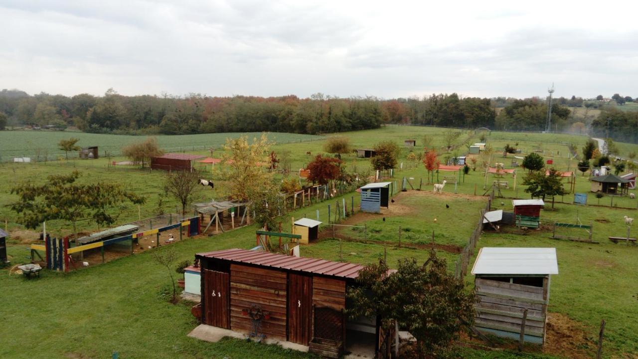 La Petite Ferme De Pouillon - Parc Animalier - Aire De Loisirs Bed and Breakfast Exteriör bild
